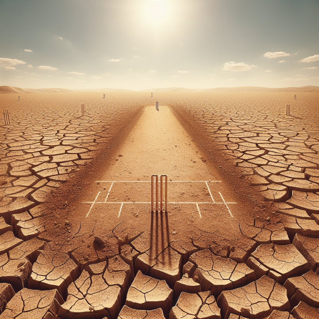 dry cricket pitch