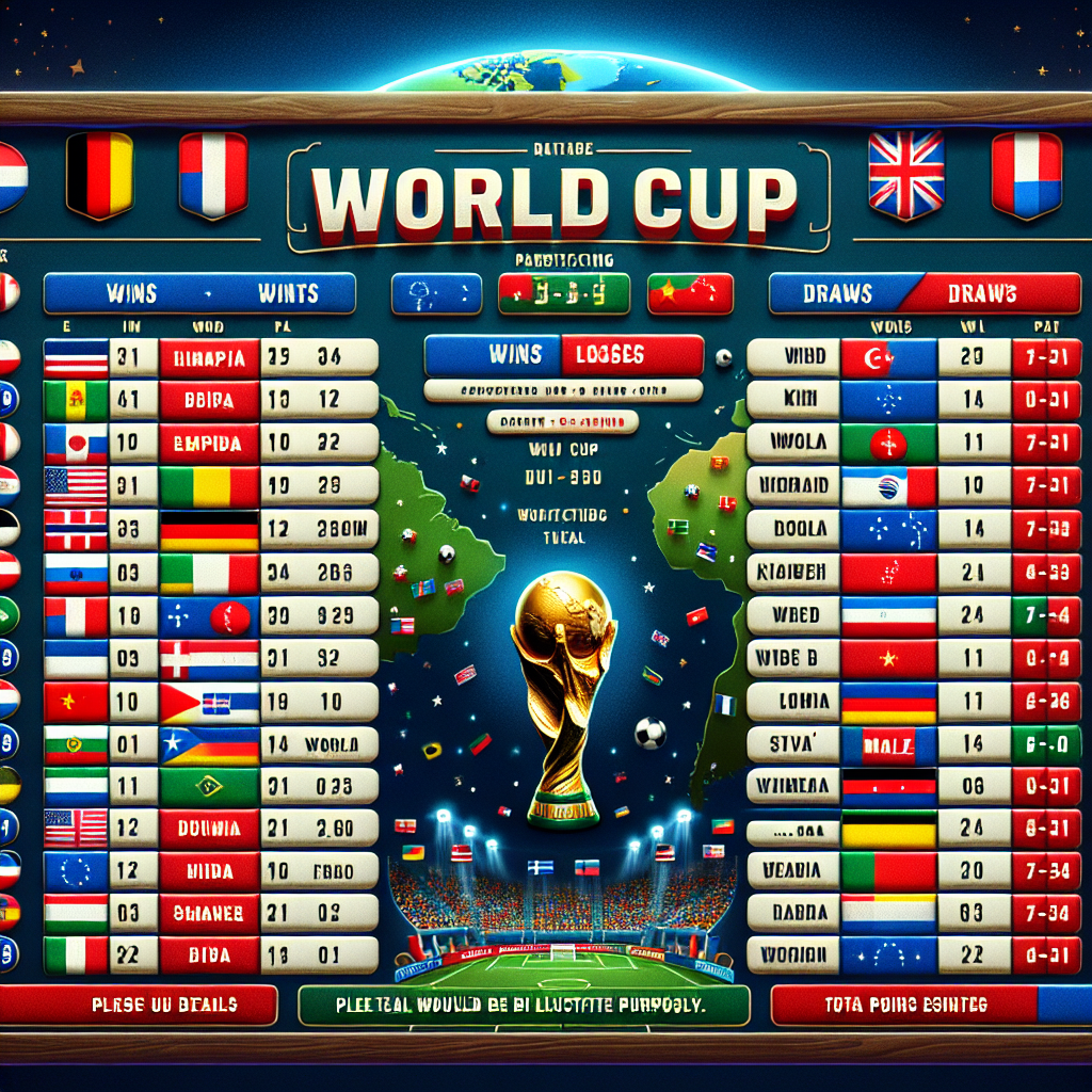 Live score points table world cup